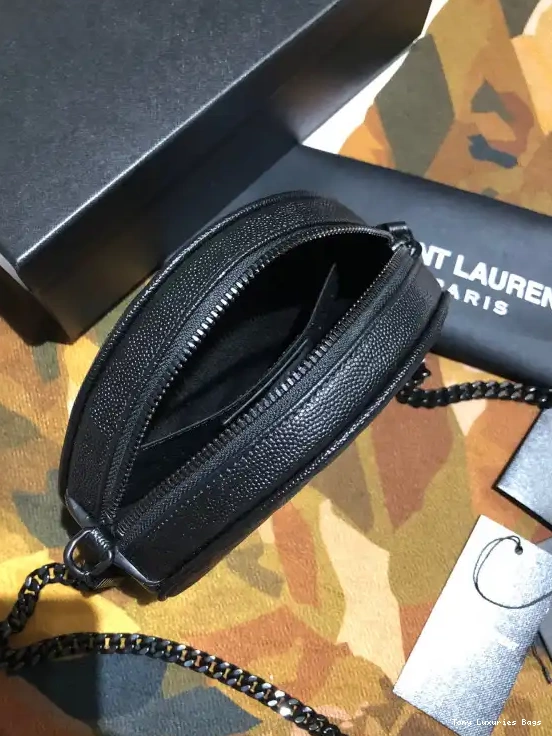 Tony Luxuries YSL VINYLE ROUND BAG CAMERA 0702